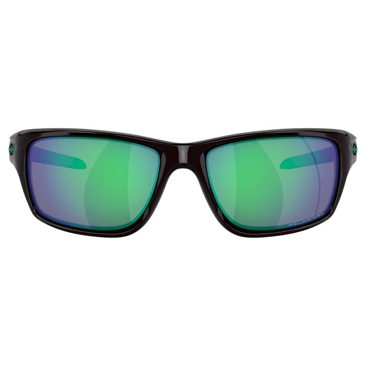 Oakley Canteen Mens Black Ink/Jade Iridium Polarized Sunglasses