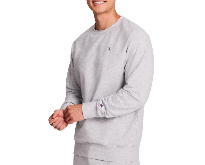 Sweatshirt, Crewneck, Champion® Avon Lake "AL Anchor" in Athletic Heather Gray