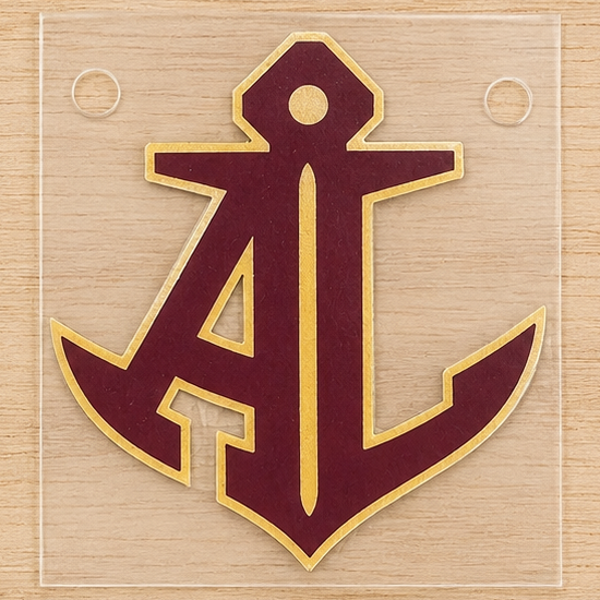 Decals, Semi-Permanent - EnduraCal Decals - "AL Anchor"