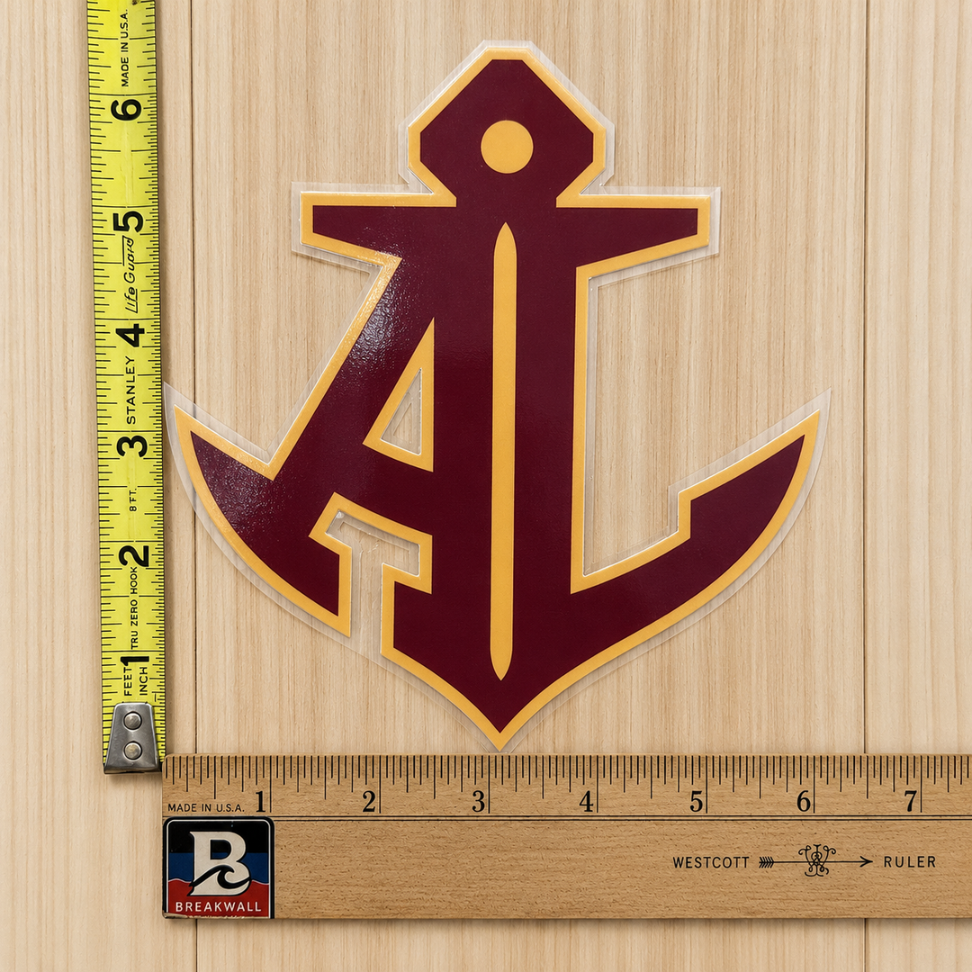 Decals, Semi-Permanent - EnduraCal Decals - "AL Anchor"