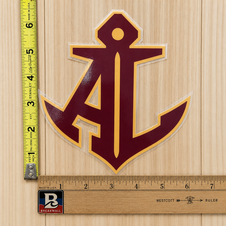 Decals, Semi-Permanent - EnduraCal Decals - "AL Anchor"