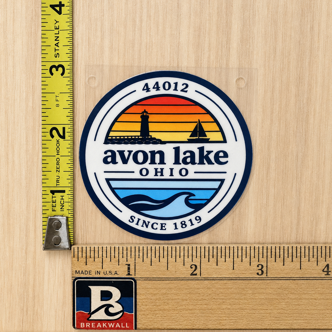 Decals, Semi-Permanent - EnduraCal Decals - "Avon Lake 44012 Heritage" Logo