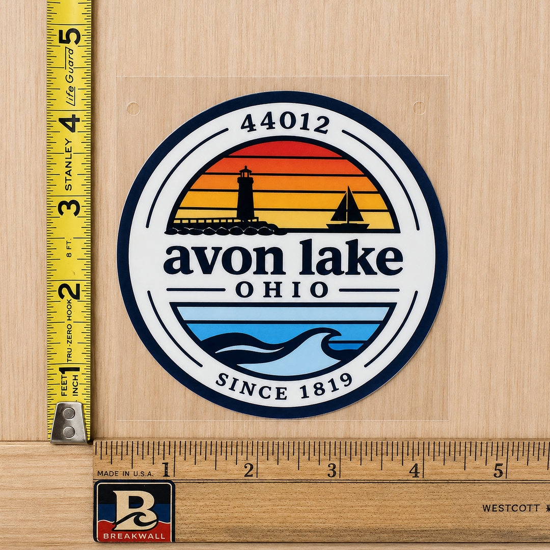 Decals, Semi-Permanent - EnduraCal Decals - "Avon Lake 44012 Heritage" Logo
