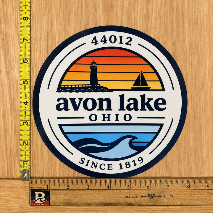 Decals, Semi-Permanent - EnduraCal Decals - "Avon Lake 44012 Heritage" Logo