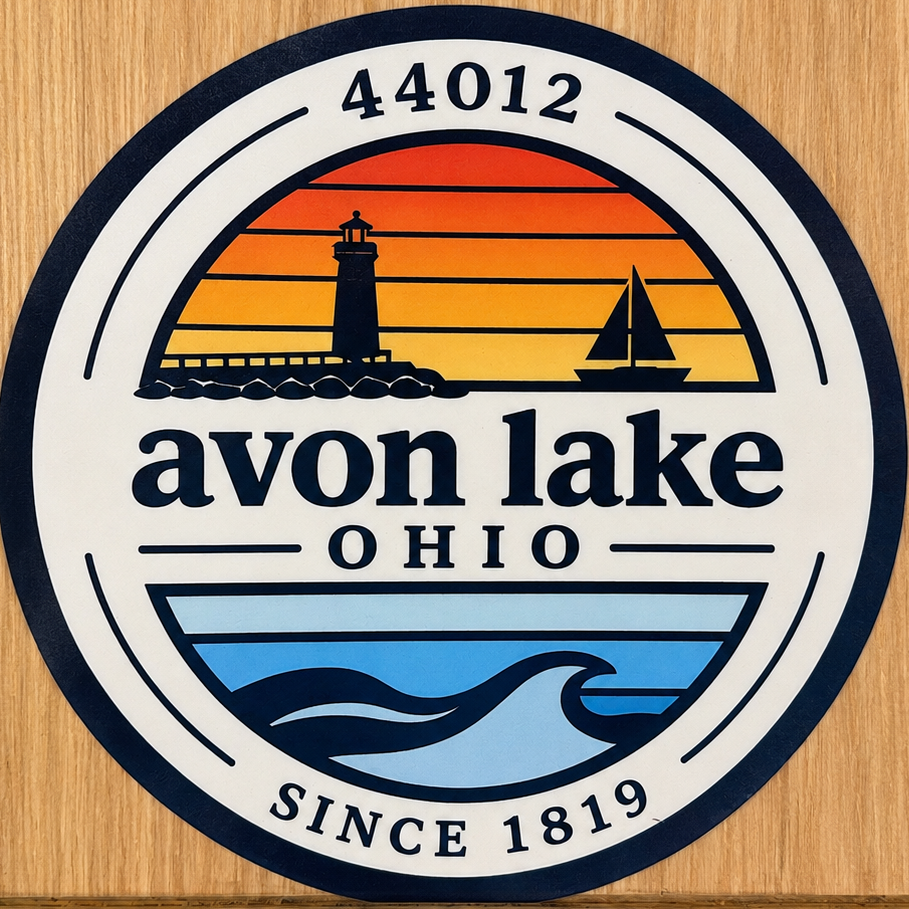 Decals, Semi-Permanent - EnduraCal Decals - "Avon Lake 44012 Heritage" Logo