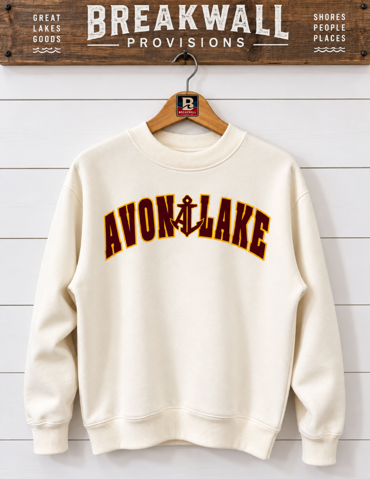 Chunky Crewneck Varsity Avon Lake Arch