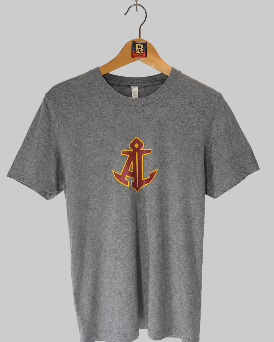 T-Shirt, Adult, Soft, Classic Fit, Anchor "AL" - Unisex
