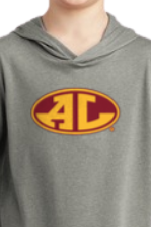 Youth Hoodie, Long Sleeve Performance Fabric