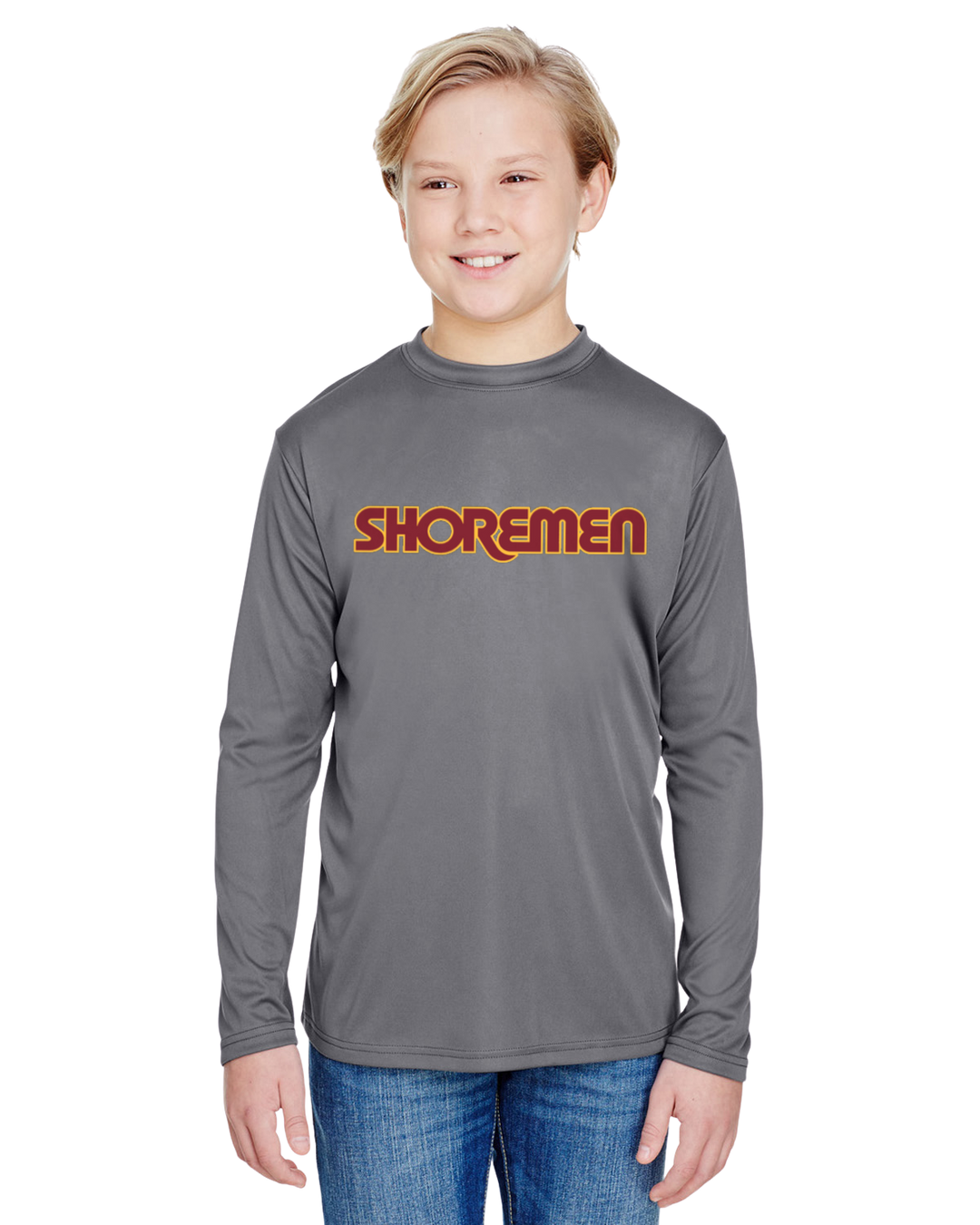 Youth, Long Sleeve T-Shirt RallyDry Performance Fabric